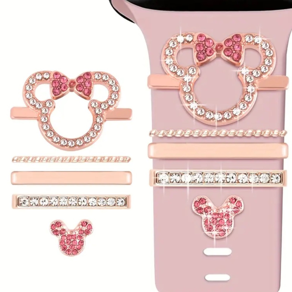 Minnie Mouse Apple Watch Charm Set. New.